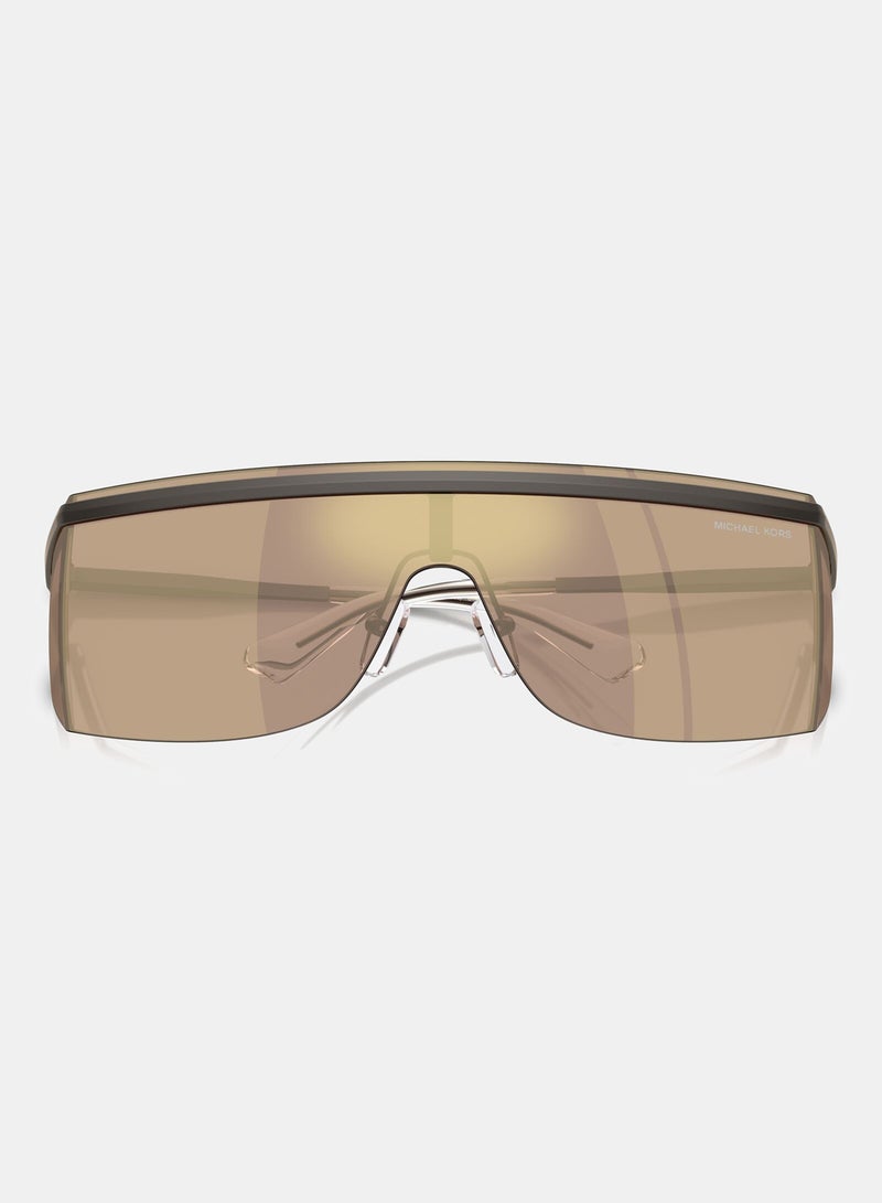 Michael Kors Semi-Rimless Irregular Sunglasses 1169 10027P - Image 4